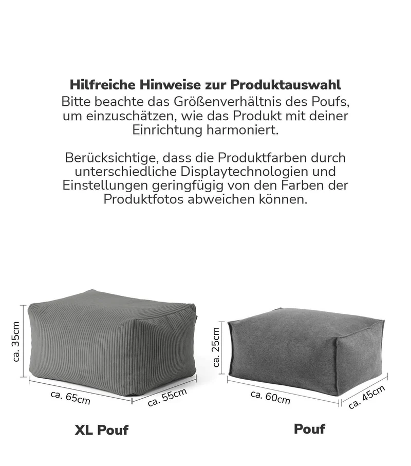 Indoor Pouf 'Block'