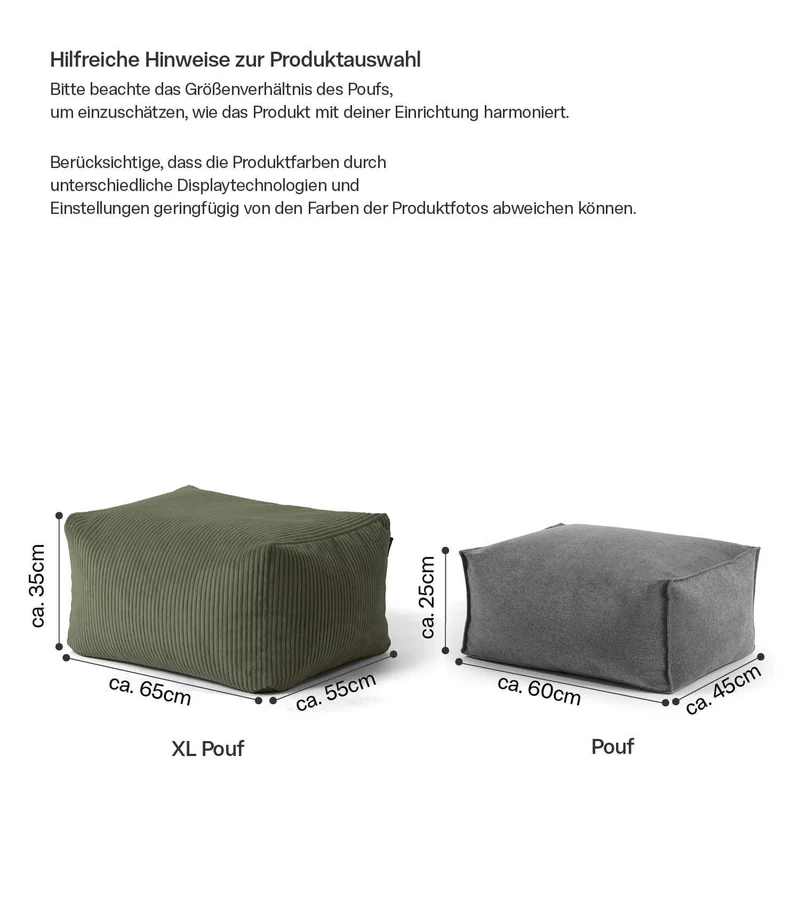 Indoor Pouf 'Block'