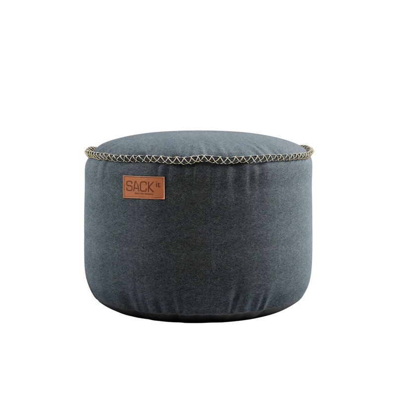 Canvas Pouf