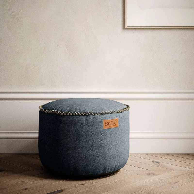 Canvas Pouf