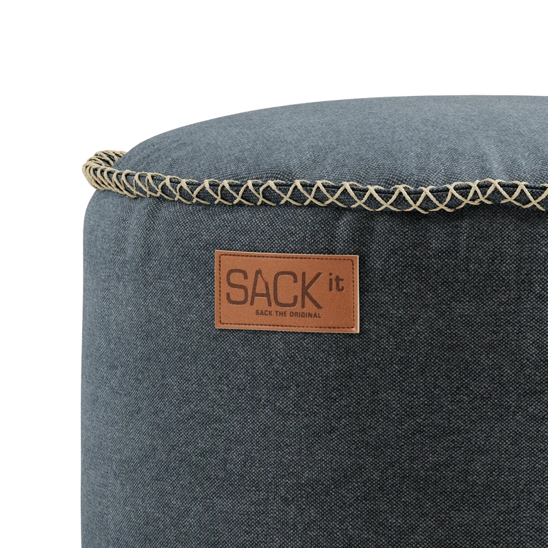 Canvas Pouf