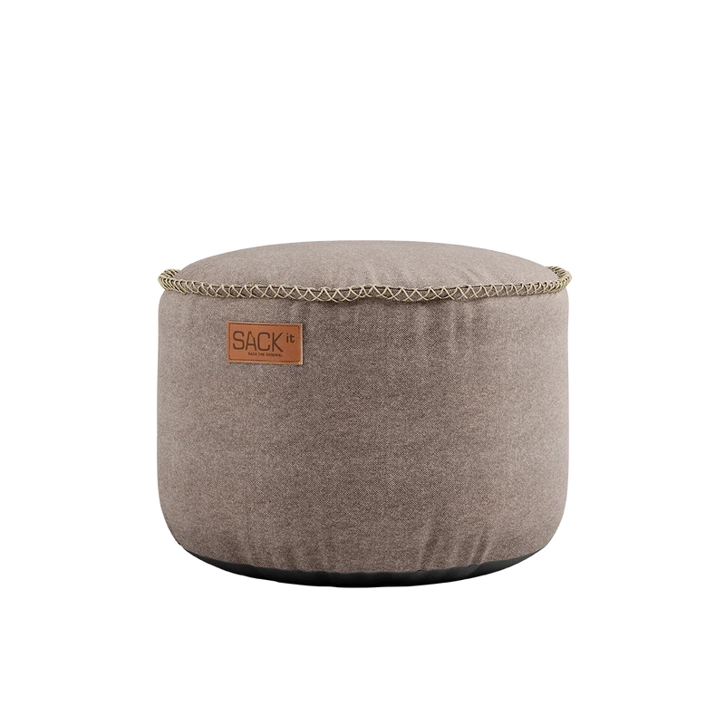 Canvas Pouf