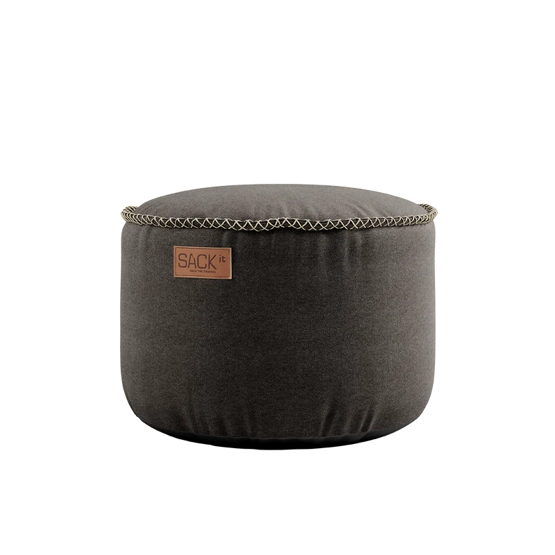 Canvas Pouf