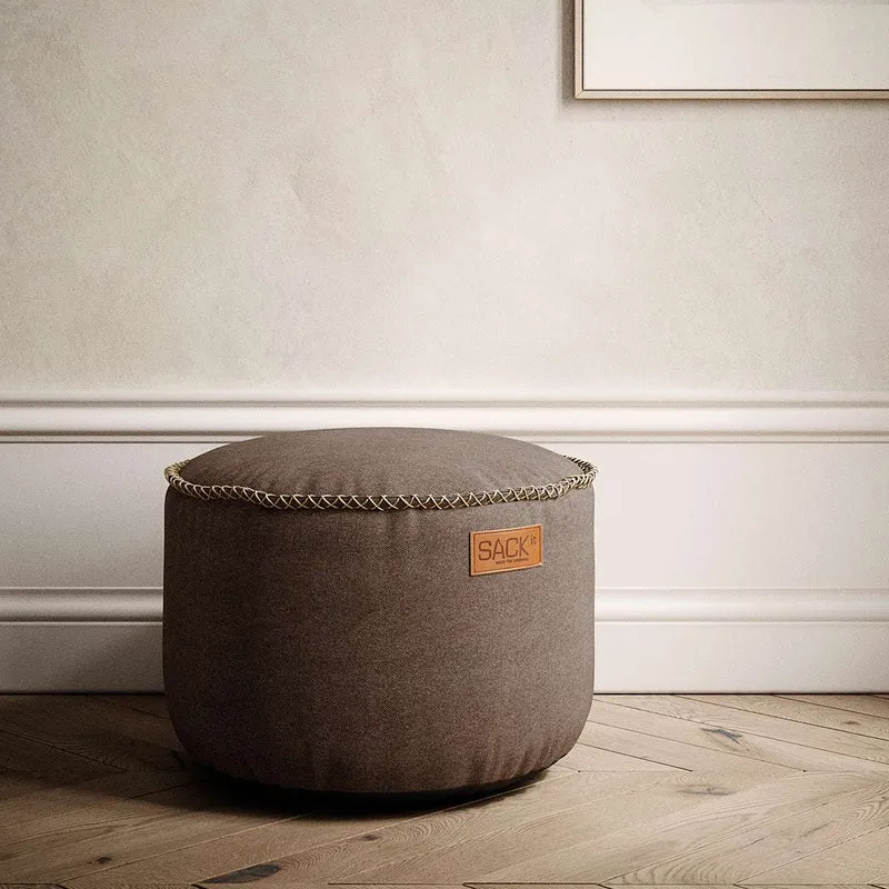 Canvas Pouf