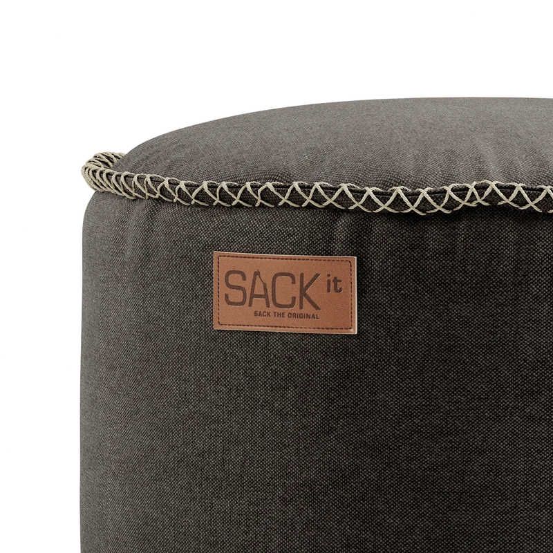 Canvas Pouf