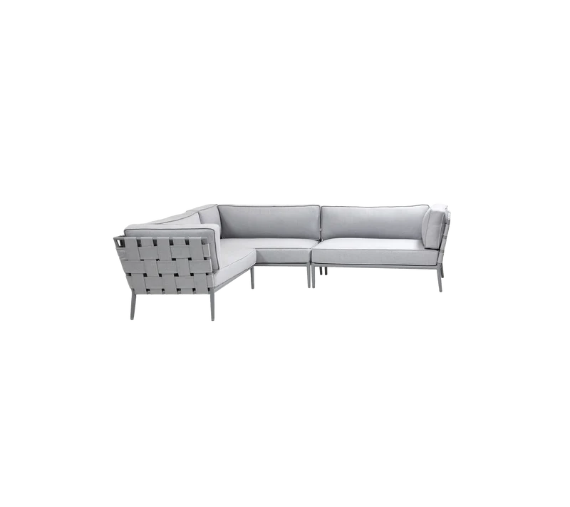 Conic modular corner sofa