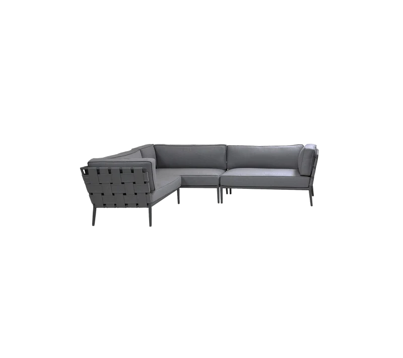 Conic modular corner sofa