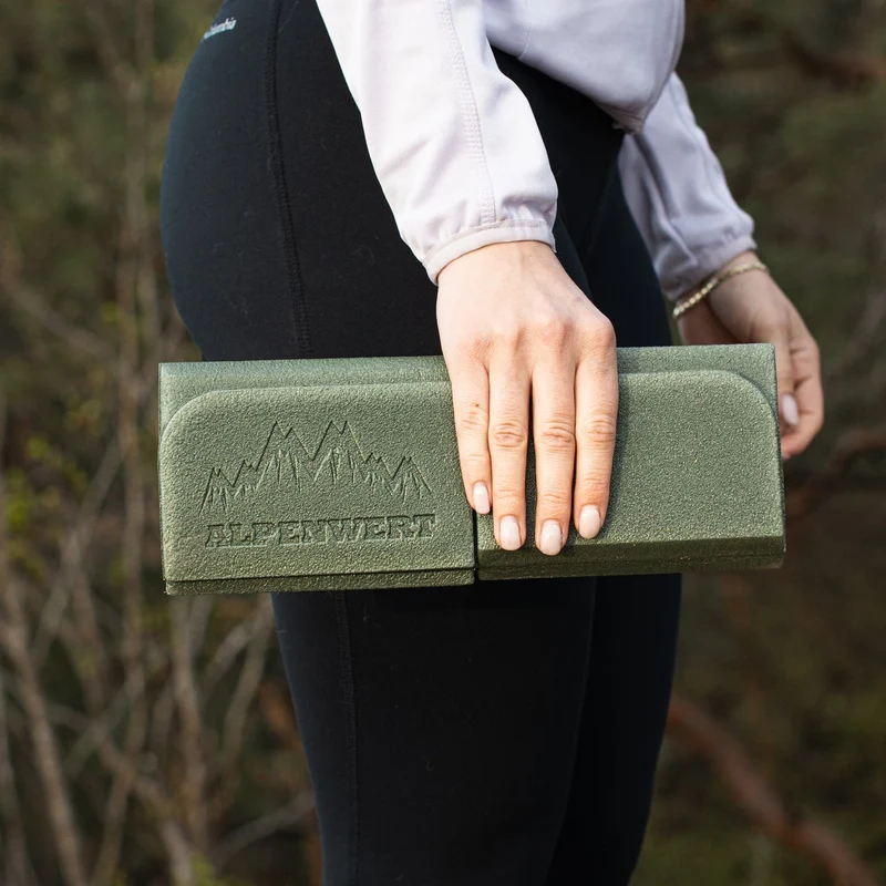 Outdoor Sitzkissen faltbar 2er Set – Leicht & isolierend