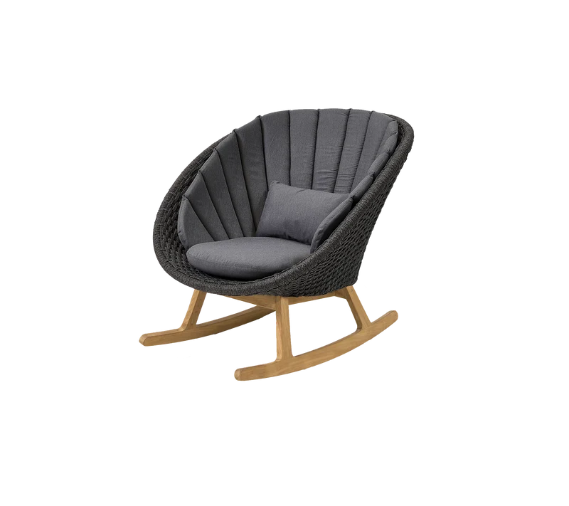 Peacock rocking chair