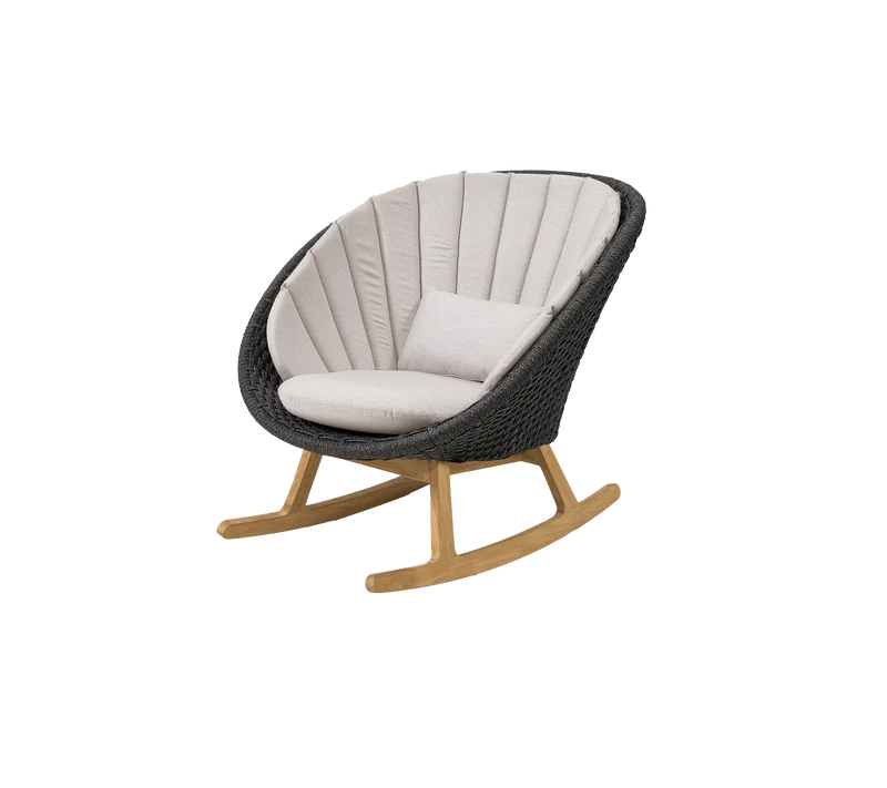 Peacock rocking chair