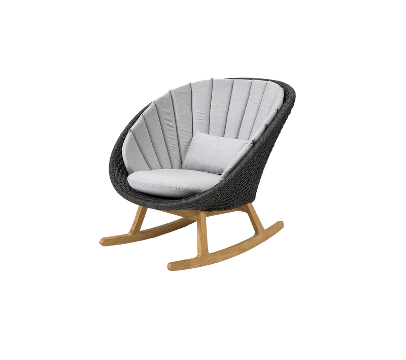 Peacock rocking chair