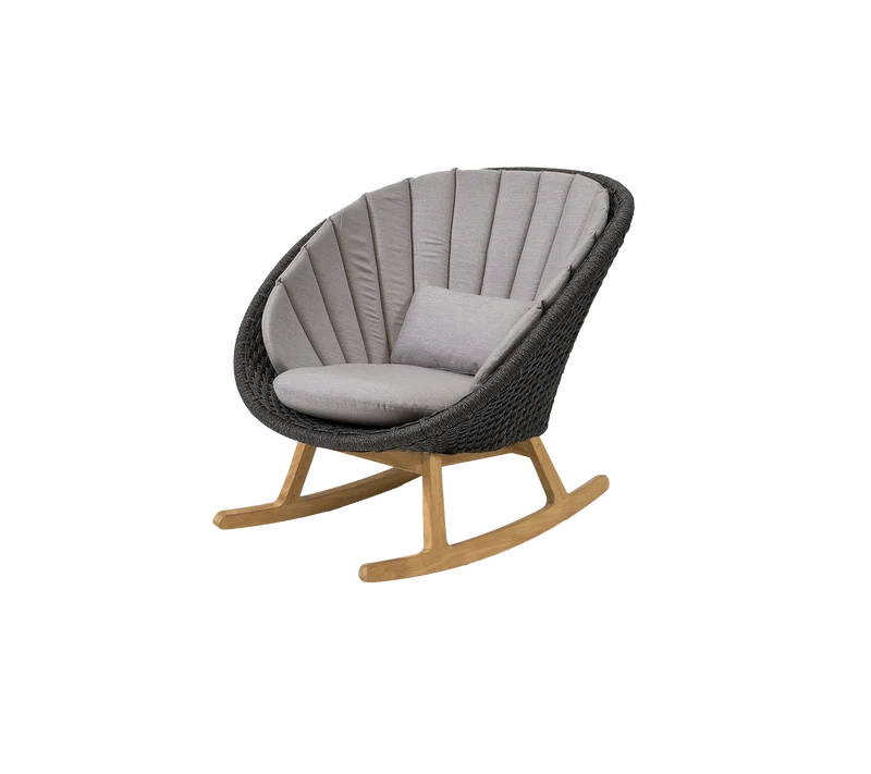 Peacock rocking chair