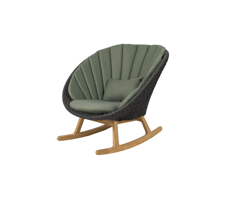 Peacock rocking chair