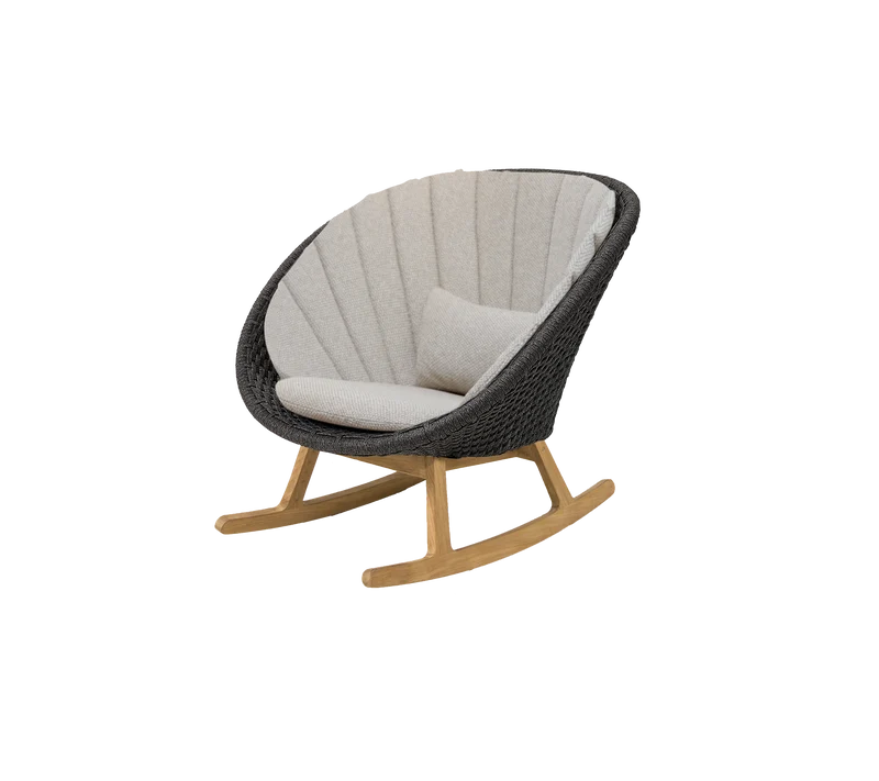 Peacock rocking chair