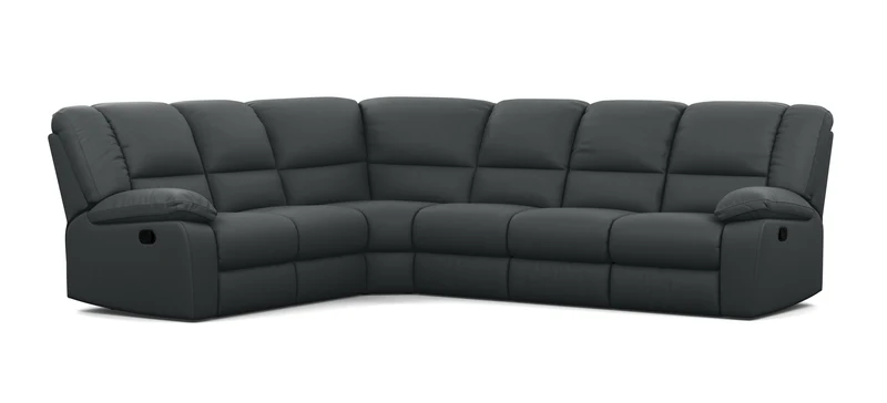 6 Seater Corner Modular with 5 Internal Recliners