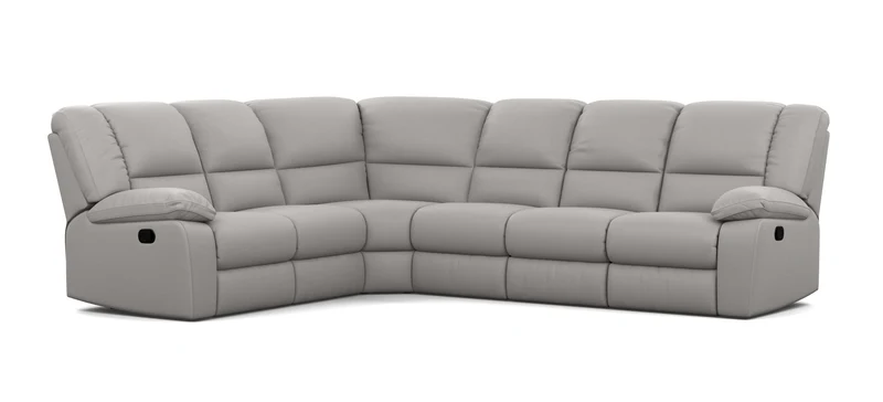 6 Seater Corner Modular with 5 Internal Recliners