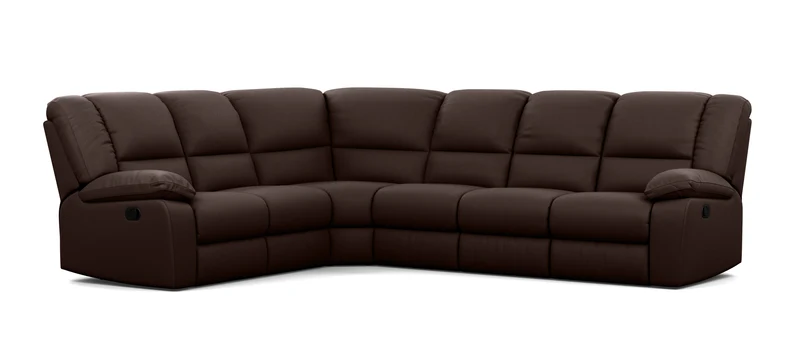 6 Seater Corner Modular with 5 Internal Recliners