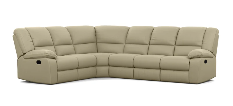 6 Seater Corner Modular with 5 Internal Recliners