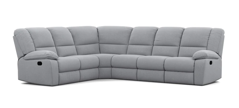 6 Seater Corner Modular with 5 Internal Recliners