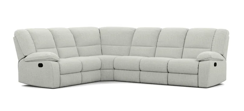 6 Seater Corner Modular with 5 Internal Recliners
