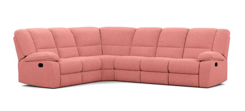 6 Seater Corner Modular with 5 Internal Recliners