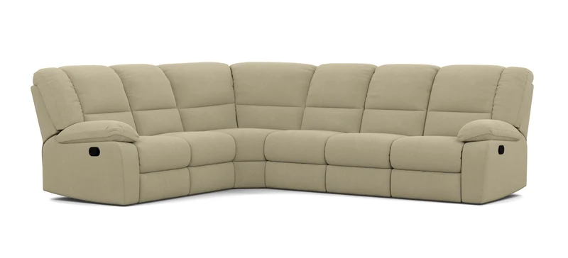 6 Seater Corner Modular with 5 Internal Recliners