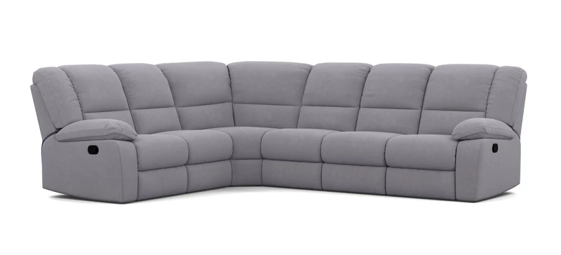 6 Seater Corner Modular with 5 Internal Recliners