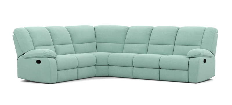 6 Seater Corner Modular with 5 Internal Recliners