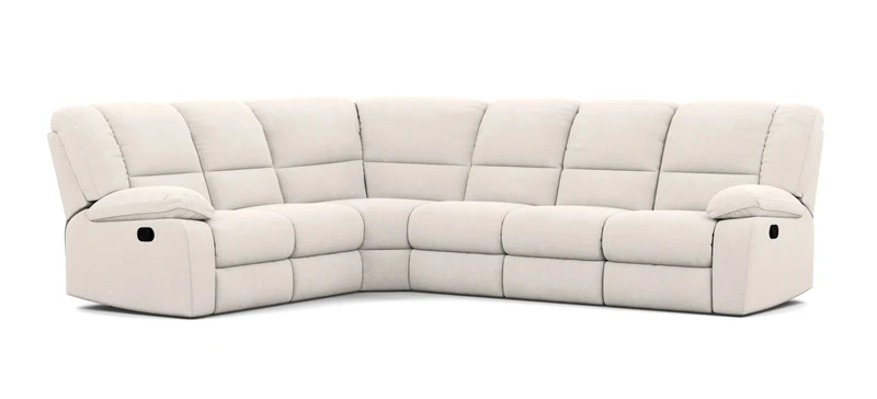 6 Seater Corner Modular with 5 Internal Recliners