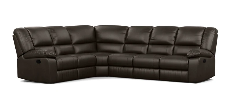 6 Seater Corner Modular with 5 Internal Recliners