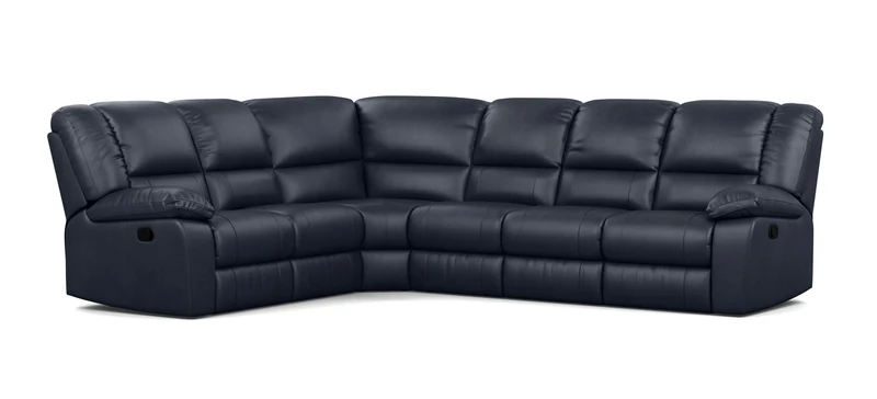 6 Seater Corner Modular with 5 Internal Recliners