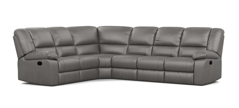 6 Seater Corner Modular with 5 Internal Recliners