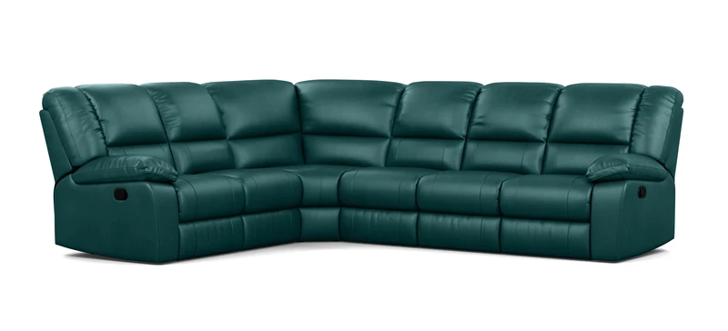 6 Seater Corner Modular with 5 Internal Recliners