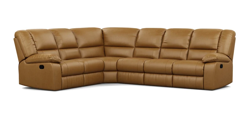 6 Seater Corner Modular with 5 Internal Recliners