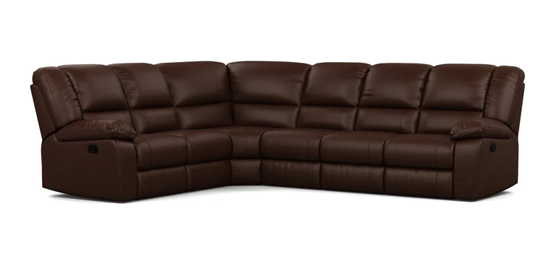 6 Seater Corner Modular with 5 Internal Recliners
