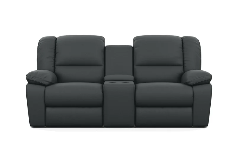 2 Seater with End Recliners and 1 Console