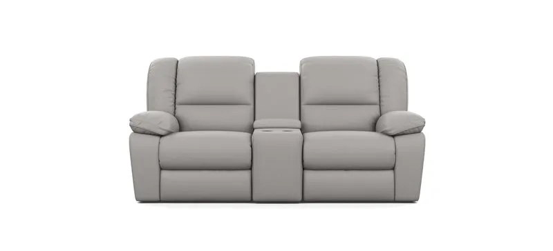2 Seater with End Recliners and 1 Console