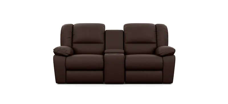 2 Seater with End Recliners and 1 Console