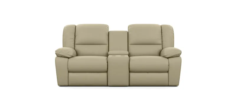 2 Seater with End Recliners and 1 Console