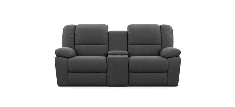 2 Seater with End Recliners and 1 Console