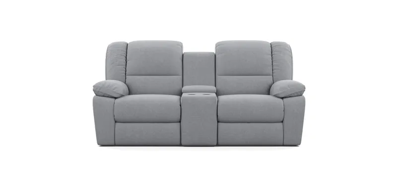 2 Seater with End Recliners and 1 Console