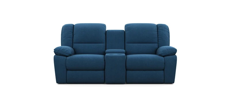 2 Seater with End Recliners and 1 Console