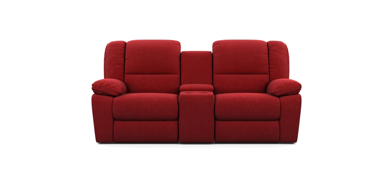 2 Seater with End Recliners and 1 Console