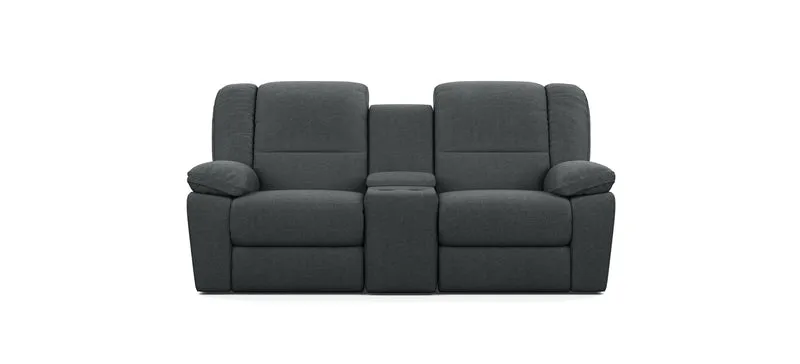 2 Seater with End Recliners and 1 Console