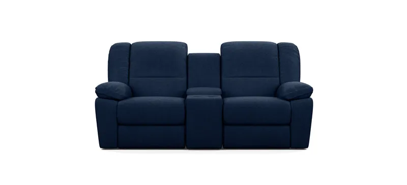 2 Seater with End Recliners and 1 Console
