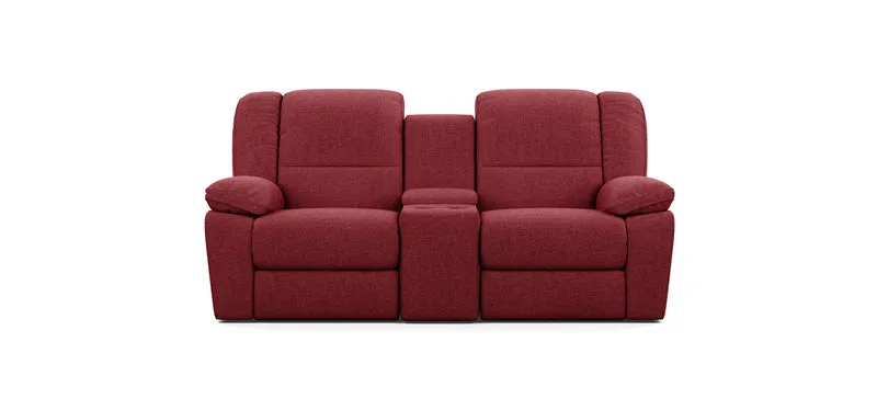 2 Seater with End Recliners and 1 Console