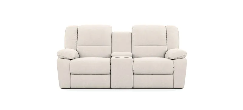2 Seater with End Recliners and 1 Console
