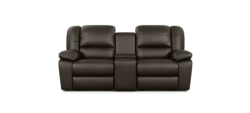 2 Seater with End Recliners and 1 Console