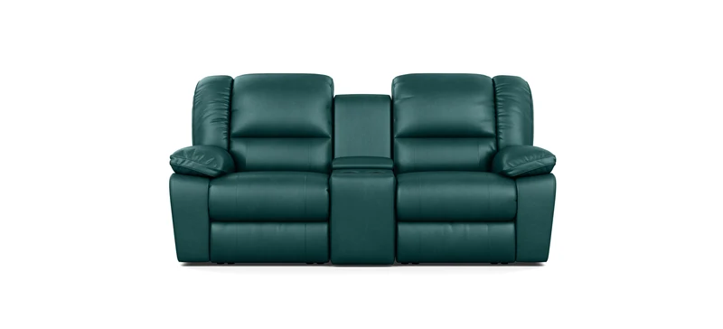 2 Seater with End Recliners and 1 Console