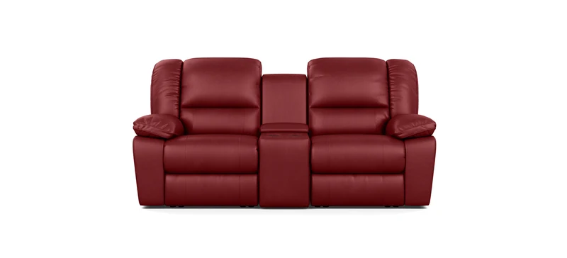 2 Seater with End Recliners and 1 Console